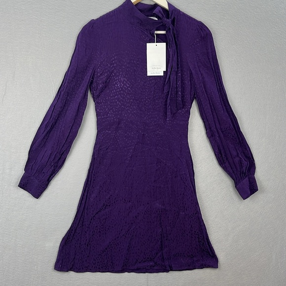 & Other Stories Purple Mini Dress - Picture 7 of 13